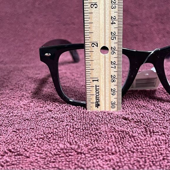 Jeffrey Banks Designer Men's Black Reading Glasses +1.50 NWOB - Picture 6 of 16